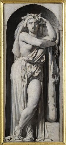 Esquisse pour le Palais de Justice de Paris : La Force, c.1873. Creator: Leon Joseph Florentin Bonnat