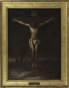 Esquisse pour le palais de justice de Paris : Le Christ en croix, c.1871. Creator: Alexis Marie Louis Douillard