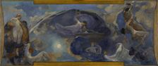 Esquisse pour le Petit Palais, galerie sud : Poésie - Drame, between 1906 and 1914. Creator: Alfred Philippe Roll