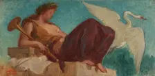 Esquisse pour le Salon de la Paix de l'Hôtel de Ville : La muse Clio, between 1852 and 1854. Creator: Pierre Andrieu