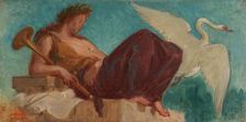 Esquisse pour le Salon de la Paix de l'Hôtel de Ville : La muse Clio, between 1852 and 1854. Creator: Pierre Andrieu