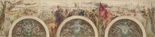 Esquisse pour le salon d'entrée de l'Hôtel de Ville : Paris et les Hautes Epoques..., 1892. Creator: Paul Louis Delance