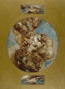 Esquisse pour le salon des Arts à l'Hôtel de Ville de Paris : La glorification de l'Art, c.1888. Creator: Leon Joseph Florentin Bonnat