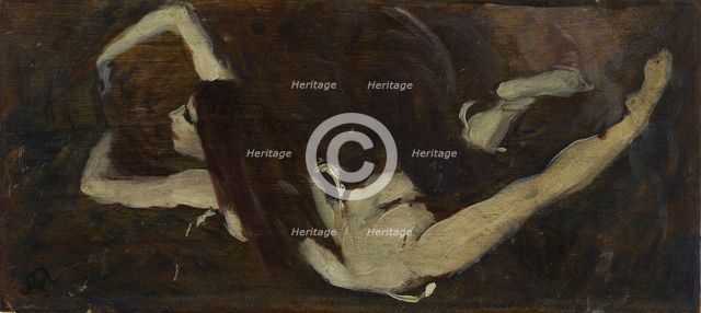 Esquisse pour le salon des Sciences de l'Hôtel de Ville de Paris : L'Electricité, 1890. Creator: Paul Albert Besnard.
