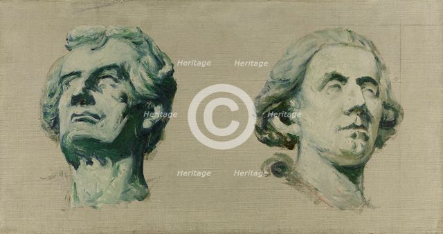 Esquisse pour le salon des Sciences de l'Hôtel de Ville de Paris : Ampère - Arago, 1890. Creator: Marchal.