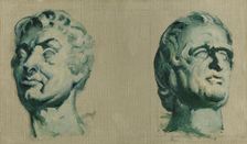 Esquisse pour le salon des Sciences de l'Hôtel de Ville de Paris : Cuvier - Lavoisier, 1890. Creator: Marchal