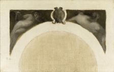 Esquisse pour le salon des Sciences de l'Hôtel de Ville de Paris : La Physique - La..., c.1889-1891. Creator: Eugene Carriere