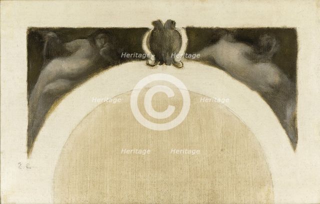 Esquisse pour le salon des Sciences de l'Hôtel de Ville de Paris : La Physique - La..., c.1889-1891. Creator: Eugene Carriere.