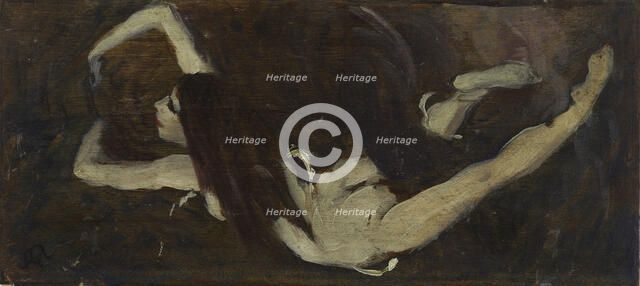 Esquisse pour le salon des Sciences de l'Hôtel de Ville de Paris : L'Electricité, 1890. Creator: Paul Albert Besnard.