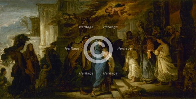 Esquisse pour l'église Notre-Dame-de-Lorette : la Présentation au temple, 1826. Creator: François Joseph Heim.