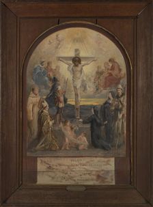 Esquisse pour l'église Notre-Dame-des-Champs : Le Calvaire, 1884. Creator: Francois Lafon