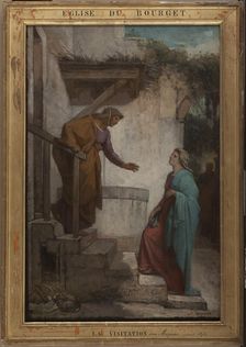 Esquisse pour l'église du Bourget : La Visitation, 1872. Creator: Jules-Joseph Meynier