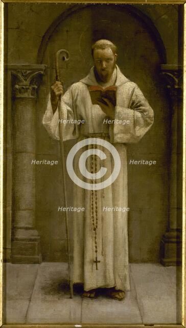 Esquisse pour l'église de Bagneux : Saint Herbland, c.1877. Creator: Pascal Adolphe Jean Dagnan-Bouveret.