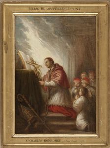 Esquisse pour l'église de Joinville-le-Pont : Saint Charles Borromée, 1873. Creator: Joseph-Nicolas Jouy