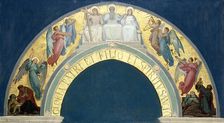 Esquisse pour l'église de la Trinité : Glorification de la Trinité, c.1864. Creator: Felix Joseph Barrias