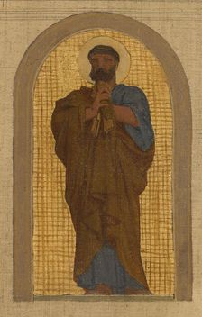 Esquisse pour l'église de la Trinité : L'Agneau pascal. Groupe d'anges adorateurs..., c.1864. Creator: Armand Felix Marie Jobbe-Duval