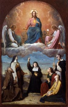 Esquisse pour l'église de la Trinité : Le Sacré Coeur, c.1870. Creator: Romain Cazes