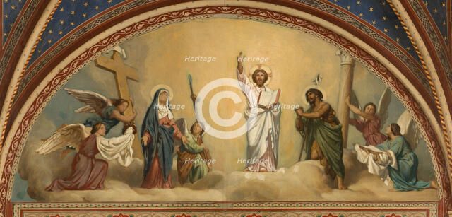 Esquisse pour l'église de Saint-Germain-des-Prés : Le Jugement Dernier, c.1872. Creator: Alexandre Jean Baptiste Hesse.