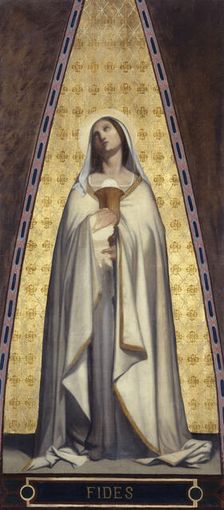 Esquisse pour l'église de Saint-Jacques-Saint-Christophe de la Villette : La Foi, c.1843. Creator: Jean-François Brémond