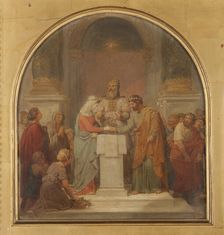 Esquisse pour l'église Saint-Nicolas-du-Chardonnet : Le Mariage de la Vierge, 1857. Creator: Nicolas-Louis-François Gosse