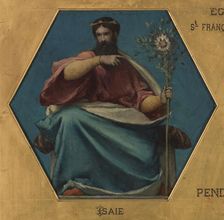 Esquisse pour l'église Saint François Xavier : Isaïe, 1875. Creator: Jules Elie Delaunay