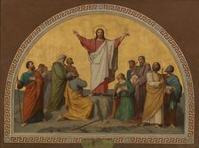 Esquisse pour l'église Saint-François-Xavier : La mission des Apôtres, c.1868. Creator: Romain Cazes