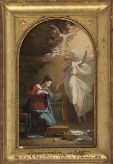 Esquisse pour l'église Saint-Gervais : L'Annonciation, c.1817. Creator: Pierre-Jérôme Lordon
