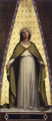 Esquisse pour l'église Saint-Jacques-Saint-Christophe de la Villette : L'Espérance, c.1843. Creator: Jean-François Brémond