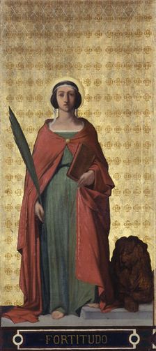 Esquisse pour l'église Saint-Jacques-Saint-Christophe de la Villette : La Force, c.1843. Creator: Jean-François Brémond