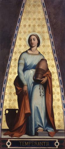 Esquisse pour l'église Saint-Jacques-Saint-Christophe de la Villette : La Tempérance, c.1843. Creators: Jean-François Brémond, L. Jourdain