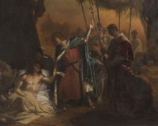 Esquisse pour l'église Saint-Louis- d'Antin : Saint Louis malade visitant les soldat..., before 1822 Creator: Jean-Bruno Gassies
