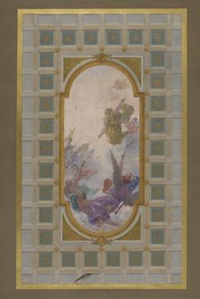 Esquisse pour les salons d'entrée de l'Hôtel de Ville de Paris : Glorification de la Ville..., 1892. Creator: Jules-Jean Ferry