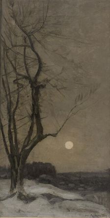 Esquisse pour l'escalier des fêtes de l'Hôtel de Ville de Paris : Le bois de Chaville, c.1888 - 1894 Creator: Emile Breton