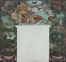 Esquisse pour l'escalier d'honneur de la mairie du 13ème arrondissemnent de Paris..., c.1933. Creator: Sylvie Feron-Baucher