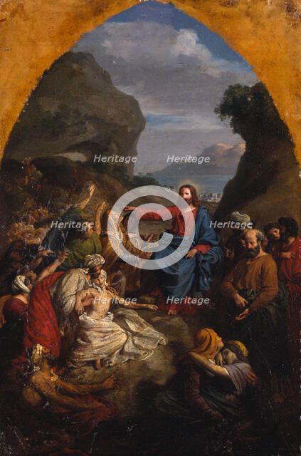 Esquisse pour Notre-Dame de Paris : Jésus-Christ guérissant les malades, between 1828 and 1835. Creator: Jean-Pierre Granger.