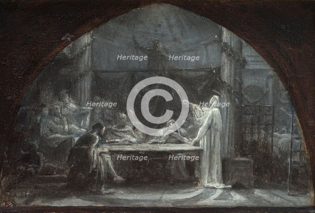 Esquisses pour l'église Saint-Gervais-Saint-Protais, c.1863. Creator: Auguste Gendron.