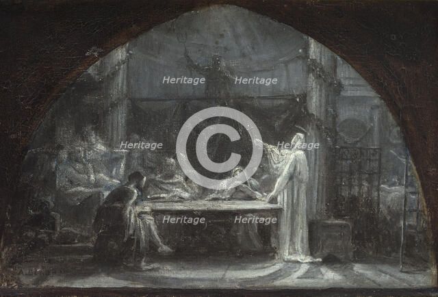 Esquisses pour l'église Saint-Gervais-Saint-Protais, c.1863. Creator: Auguste Gendron.