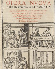 Essempio di recammi, 1530. Creator: Giovanni Antonio Tagliente
