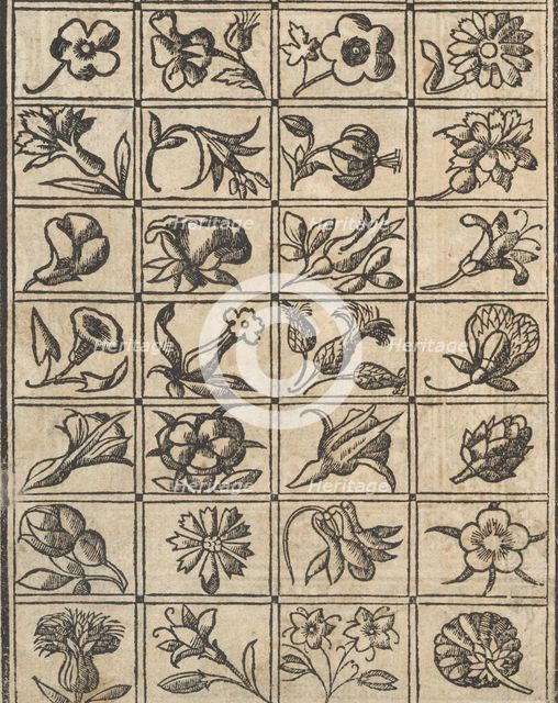 Essempio di recammi, page 10 (verso), 1530. Creator: Giovanni Antonio Tagliente.