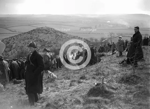 Essex Motor Club Kop Hillclimb, Buckinghamshire, 1922. Artist: Bill Brunell.