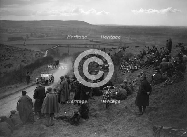 Essex Motor Club Kop Hillclimb, Buckinghamshire, 1922. Artist: Bill Brunell.