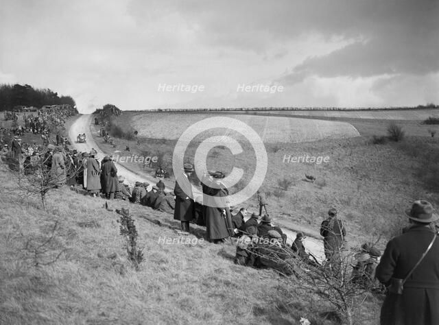 Essex Motor Club Kop Hillclimb, Buckinghamshire, 1922. Artist: Bill Brunell.