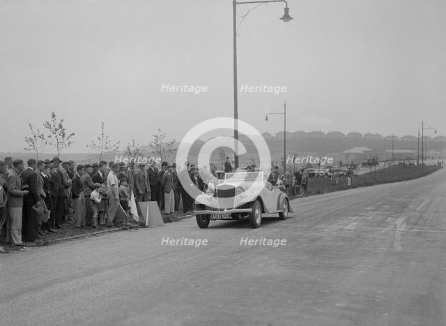 Essex Terraplane of Norman Black competing in the RSAC Scottish Rally, 1933. Artist: Bill Brunell.