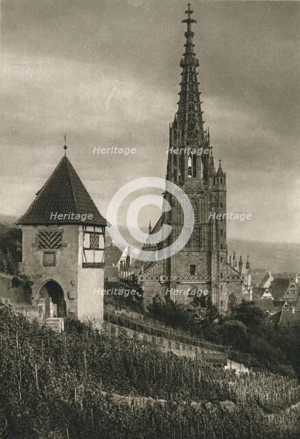 'Eßlingen. Frauenkirche, 1931. Artist: Kurt Hielscher.
