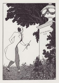Et in Arcadia Ego, from The Savoy No. 8, 1896. Creator: Aubrey Beardsley