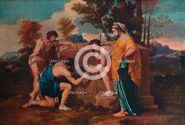 'Et in Arcadia ego (Les bergers d'Arcadie or The Arcadian Shepherds)', 1637-1638, (1911). Artist: Nicolas Poussin.