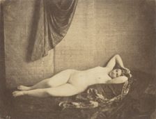 Étude d'après Nature [nude study], 1854. Creator: Julien Vallou de Villeneuve