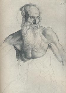 Etude De Vieillard A Longue Barbe c1895, (1923). Artist: Alphonse Legros