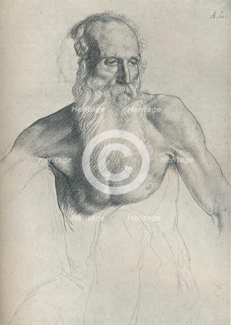 'Etude De Vieillard A Longue Barbe', c1895, (1923). Artist: Alphonse Legros.
