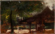 Étude pour le Cercle de l'île de Puteaux, c1907. Creator: Henri Gervex
